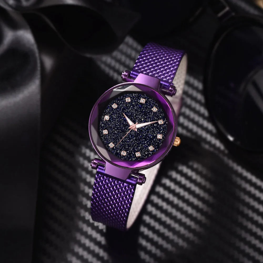 Fashion Simple Diamond Star Sky Dial Round Ladies Wathes Quartz Watch Reloj mujer Silicone Band Women's Clock Dropshipping B50
Fashion Simple Diamond Star Sky Dial Round Ladies Wathes Quartz Watch Reloj mujer Silicone Band Women's Clock Dropshipping B50