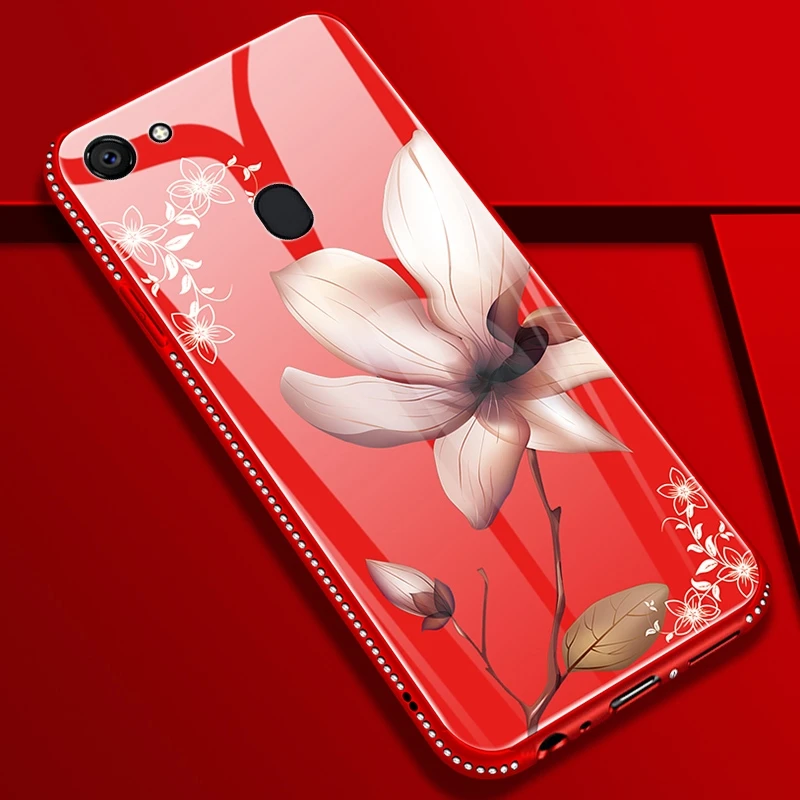 Case for ViVO V9 V7 V5 Plus V3 Luxury Flower Tempered Glass Back Cover Hard Phone Case for ViVO Y97 Y71 X21 X23 Accessories Cap
Case for ViVO V9 V7 V5 Plus V3 Luxury Flower Tempered Glass Back Cover Hard Phone Case for ViVO Y97 Y71 X21 X23 Accessories Cap
