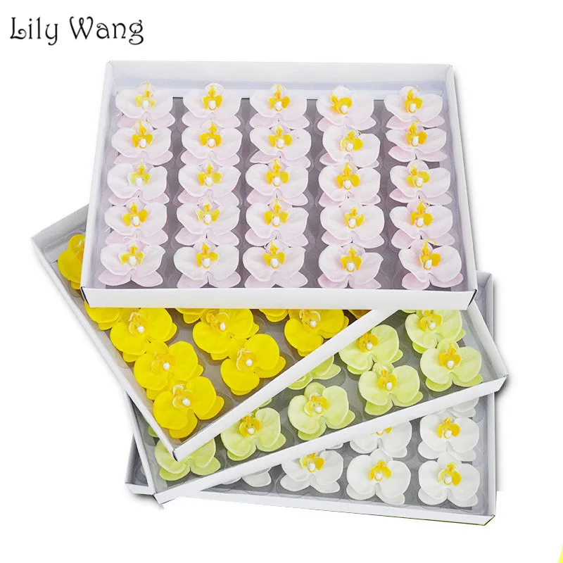 25Pcs Artificial Butterfly Orchid Soap Flower Head White/Pink/Yellow Phalaenopsis For Wedding Home DIY Decoration Fake Flowers
25Pcs Artificial Butterfly Orchid Soap Flower Head White/Pink/Yellow Phalaenopsis For Wedding Home DIY Decoration Fake Flowers