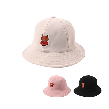 Bear Cartoon Baby Boys Hat Cotton Solid Kids Bucket Hat Wide Brim Sun Cap Baby Girl's Fisher Hat Cap Autumn 2-4Y Kids Clothing
Bear Cartoon Baby Boys Hat Cotton Solid Kids Bucket Hat Wide Brim Sun Cap Baby Girl's Fisher Hat Cap Autumn 2-4Y Kids Clothing