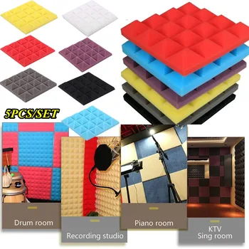 5pcs/set Acoustic Foam Tiles Soundproofing Foam Panels Sound Insulation Soundproof Foam Padding Sound Dampening Studio KTV
5pcs/set Acoustic Foam Tiles Soundproofing Foam Panels Sound Insulation Soundproof Foam Padding Sound Dampening Studio KTV