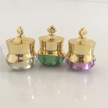 50pcs/lot 5g 5Colors Crystal Acrylic Jar With UV Crown Cap Empty Cosmetic Containers Cream Bottle With Colorful Travel Bottle
50pcs/lot 5g 5Colors Crystal Acrylic Jar With UV Crown Cap Empty Cosmetic Containers Cream Bottle With Colorful Travel Bottle