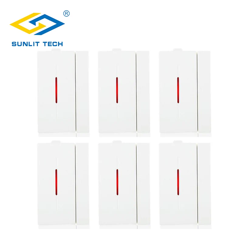 6pcs 433MHz Wireless Door Window Magnetic Sensor Alarm System For Home Security Door Window Opening Switch Siganl Detector
6pcs 433MHz Wireless Door Window Magnetic Sensor Alarm System For Home Security Door Window Opening Switch Siganl Detector