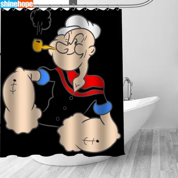 Popeye the Sailor Pattern Decor Curtains Polyester Bathroom Waterproof Shower Curtain With Plastic Hooks 180X200cm
Popeye the Sailor Pattern Decor Curtains Polyester Bathroom Waterproof Shower Curtain With Plastic Hooks 180X200cm