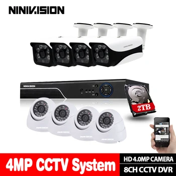 HD cctv surveillance system 8CH 4MP 2560*1440P DVR AHD bullet Dome Camera CCTV indoor Outdoor Home Security Camera System Kit
HD cctv surveillance system 8CH 4MP 2560*1440P DVR AHD bullet Dome Camera CCTV indoor Outdoor Home Security Camera System Kit