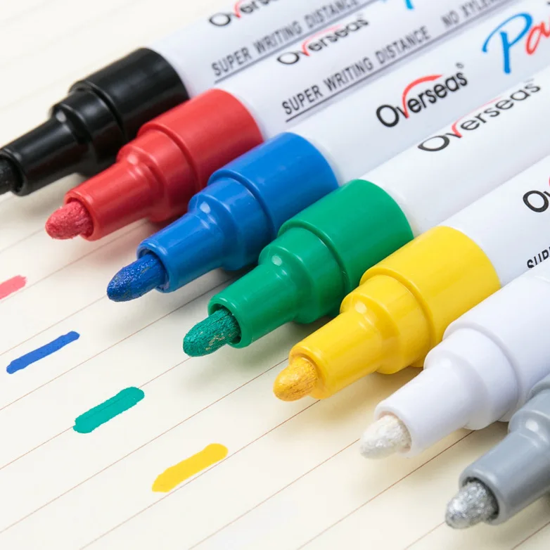 Oil Car Tyre Tire Tread marker pen black Waterproof Permanent paint marker CD metallic graffiti pen white marker pen uni paint
Oil Car Tyre Tire Tread marker pen black Waterproof Permanent paint marker CD metallic graffiti pen white marker pen uni paint