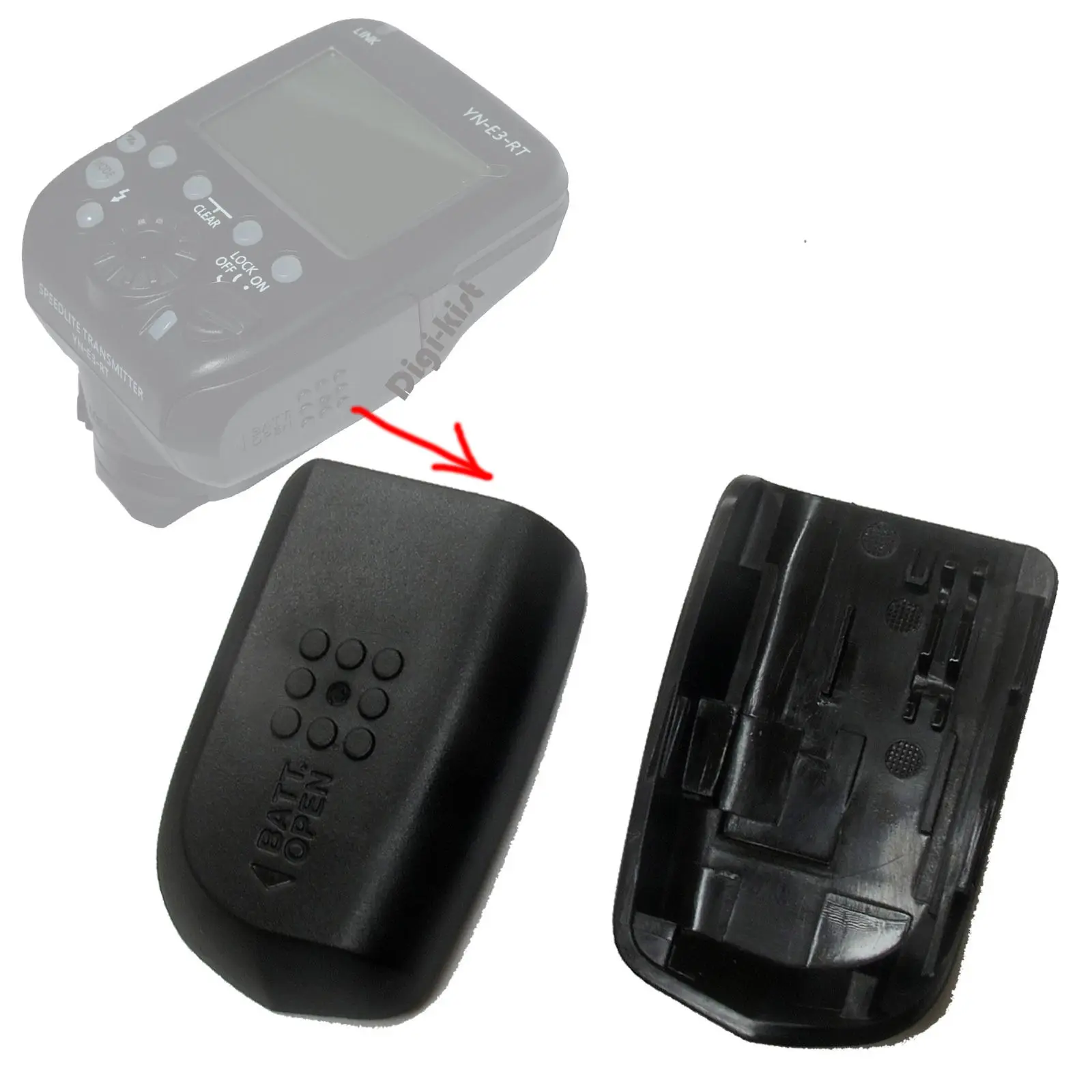 Yongnuo Original Battery compartment door cover for YONGNUO YN-E3-RT transmitter Repair
Yongnuo Original Battery compartment door cover for YONGNUO YN-E3-RT transmitter Repair