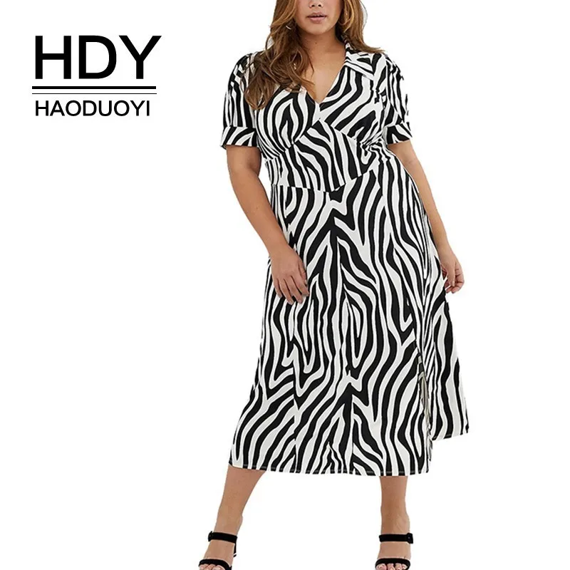 HDY Haoduoyi Plus Size V Type Lapel Concise Elegant Lady Bandeau Splice Print Short Sleeve Long Section Summer Women Large Dress
HDY Haoduoyi Plus Size V Type Lapel Concise Elegant Lady Bandeau Splice Print Short Sleeve Long Section Summer Women Large Dress