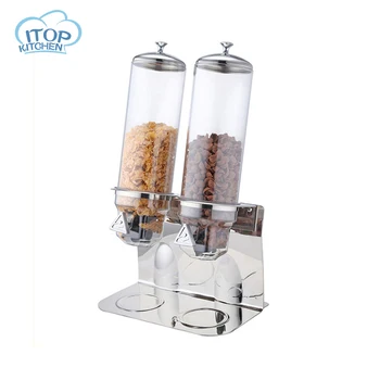 Oval Oatmeal Dispenser Double-head Plastic Body Stainless Steel Base Food Dispenser Cereals Portion Control Kitchen Tools
Oval Oatmeal Dispenser Double-head Plastic Body Stainless Steel Base Food Dispenser Cereals Portion Control Kitchen Tools