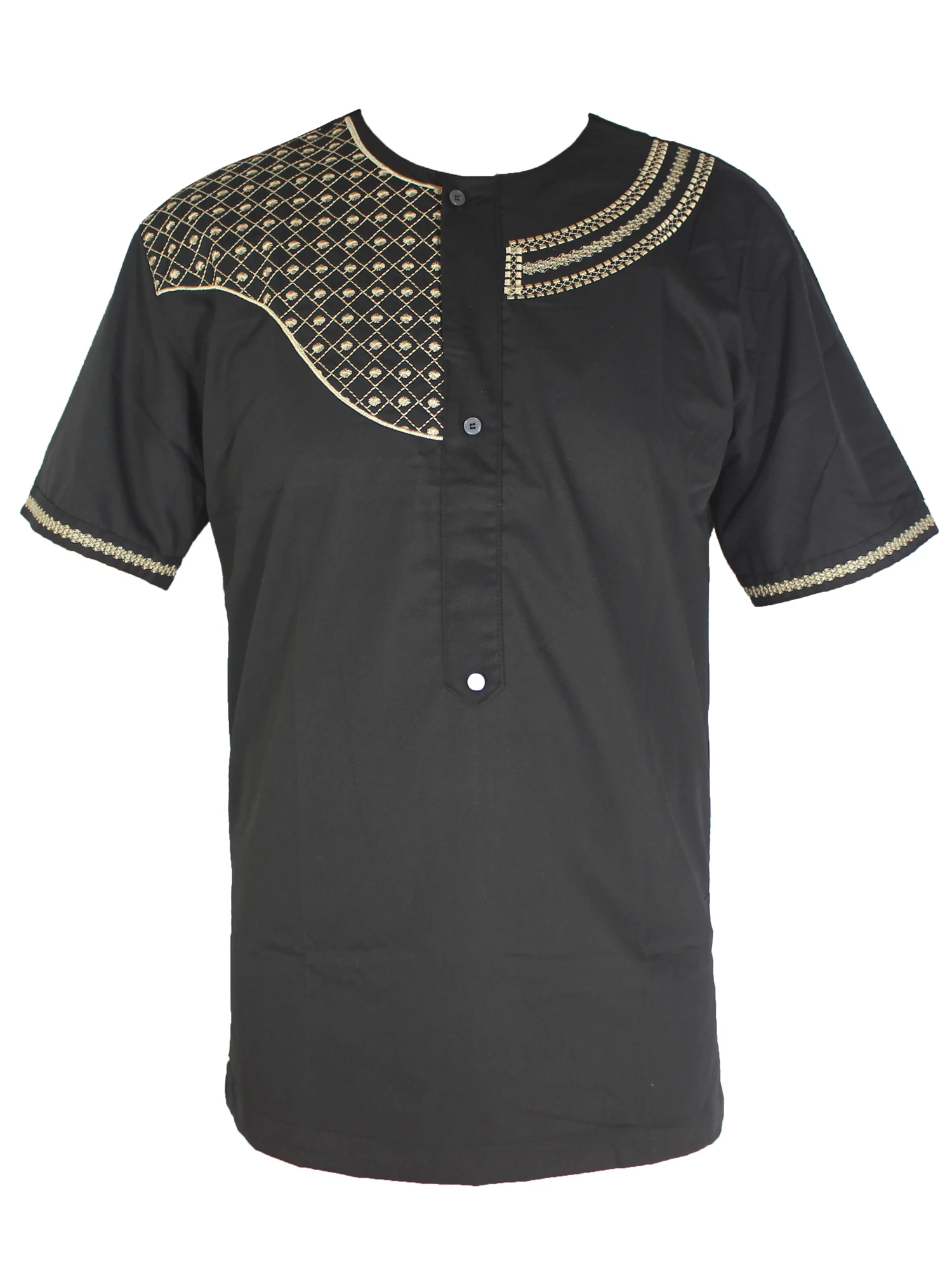 Arabic Pattern Thobe Ethnic Embroidery Tops Men`s Islamic Tunic Henley Collar Muslim Clothes Summer Kaftan
Arabic Pattern Thobe Ethnic Embroidery Tops Men`s Islamic Tunic Henley Collar Muslim Clothes Summer Kaftan