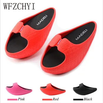 Women Fitness Weight Loss Massage Slippers Female Negative Heel Stovepipe Toning Shoes Sneakers Drag Wedges Platform Swing Shoes
Women Fitness Weight Loss Massage Slippers Female Negative Heel Stovepipe Toning Shoes Sneakers Drag Wedges Platform Swing Shoes