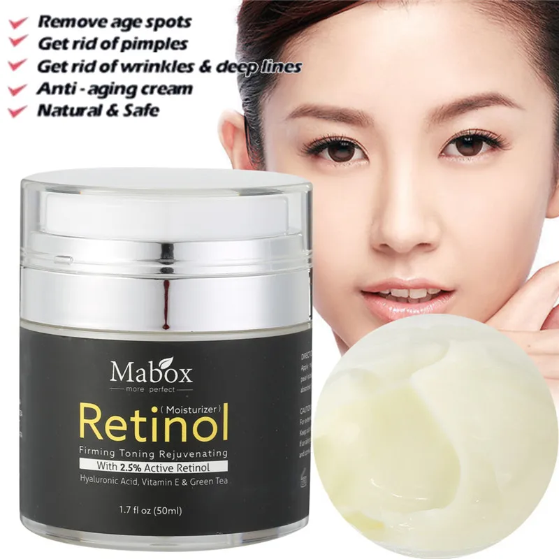 2018 Moisturizer whitening Face Cream Hyaluronic Acid Hydrating HA Cream Whitening Cream Anti-aging Serum 2.5% Active Retinol
2018 Moisturizer whitening Face Cream Hyaluronic Acid Hydrating HA Cream Whitening Cream Anti-aging Serum 2.5% Active Retinol