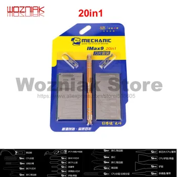 MECHANIC Imax9 20IN1 Multifunctional Mobilephone Chip Motherboard Removal Tool Repair tool CPU rubber removal shovel tool
MECHANIC Imax9 20IN1 Multifunctional Mobilephone Chip Motherboard Removal Tool Repair tool CPU rubber removal shovel tool
