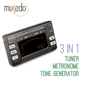 

Musedo MT-40W Metro-tuner plus Tone Generator Electronic Digital 3 in 1 LCD Clarinet Saxophone Tuner/Metronome/Tone Generator