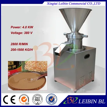 LEIBIN BL Automatic Split type big capacity sesame paste peanut butter chili sauce colloid grinding machine production line
LEIBIN BL Automatic Split type big capacity sesame paste peanut butter chili sauce colloid grinding machine production line