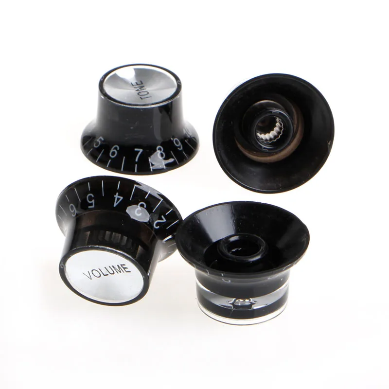 Guitar Accessories 2 Tone 2 VOLUME Control Knobs Silver Top Hat Bell For Gibson Les Paul SG
Guitar Accessories 2 Tone 2 VOLUME Control Knobs Silver Top Hat Bell For Gibson Les Paul SG