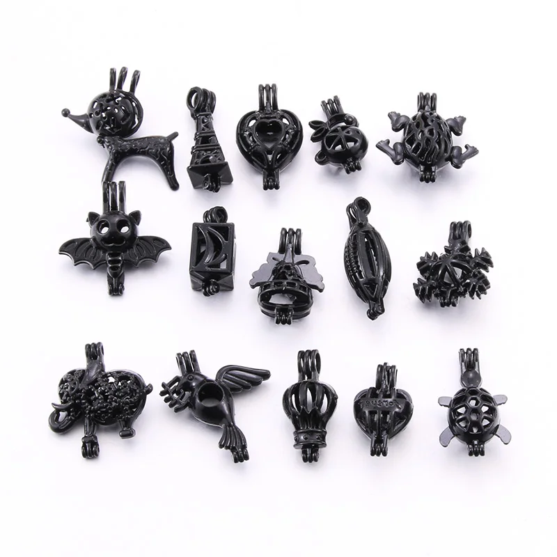 10pcs a package Rainbow color Silver black Fashion Jewelry Making Pearl Cage Locket Pendant Essential Oil Diffuser Fun Gift
10pcs a package Rainbow color Silver black Fashion Jewelry Making Pearl Cage Locket Pendant Essential Oil Diffuser Fun Gift