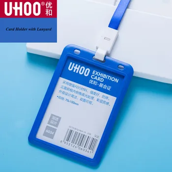 6pcs/lot UHOO 6034 Exhibition Name Tag Badge Holder Large Size Card Holder with 15mm Neck Strap Wholesale Office Stationery
6pcs/lot UHOO 6034 Exhibition Name Tag Badge Holder Large Size Card Holder with 15mm Neck Strap Wholesale Office Stationery