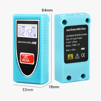 Mini High Precision Infrared Measuring Instrument USB Rechargable 40m Laser Distance Rangefinder Engineering Interior Decoration
Mini High Precision Infrared Measuring Instrument USB Rechargable 40m Laser Distance Rangefinder Engineering Interior Decoration