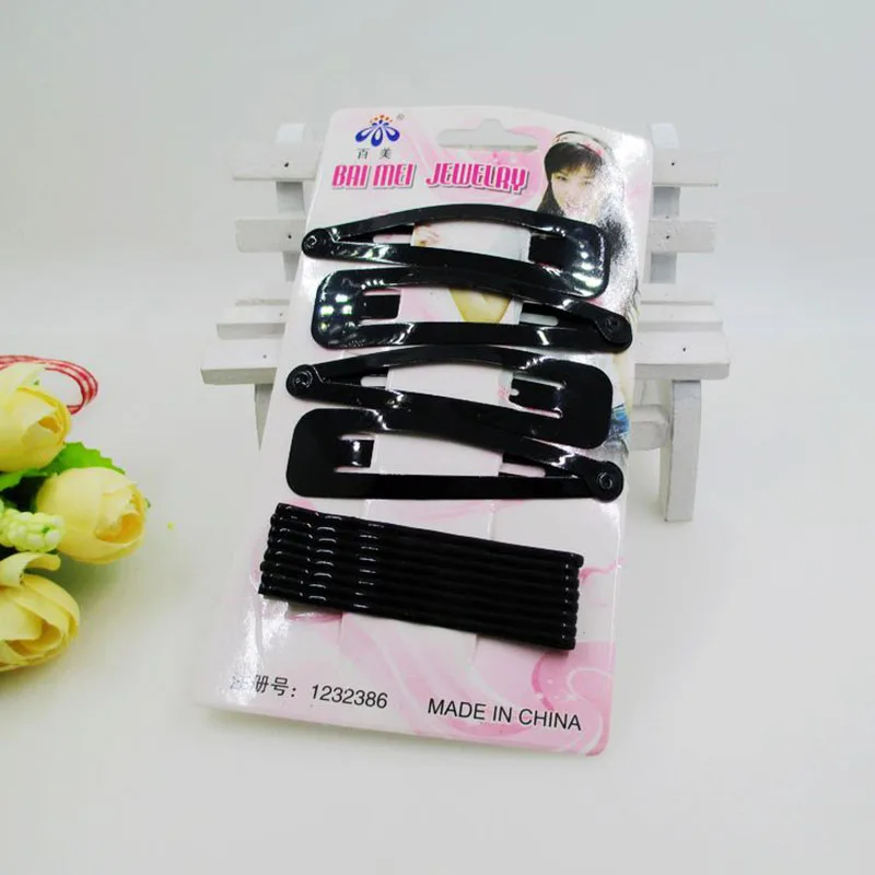 Hot New Fashion Metal Pure Black Snap Bendy Hair Clip For Women Headwear Hairpin Jewelry Wholesale
Hot New Fashion Metal Pure Black Snap Bendy Hair Clip For Women Headwear Hairpin Jewelry Wholesale