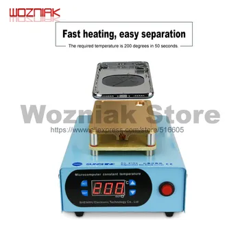 SS-918X For iPhone x Rear cover separator Mobile screen separation machine LCD heating dismantling machine Thermostat console
SS-918X For iPhone x Rear cover separator Mobile screen separation machine LCD heating dismantling machine Thermostat console
