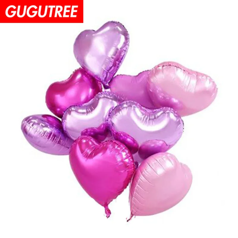 GUGUTREE PARTY 18inch gold pink silver yellow heart foil ballon wedding event christmas halloween festival birthday party PD-118
GUGUTREE PARTY 18inch gold pink silver yellow heart foil ballon wedding event christmas halloween festival birthday party PD-118