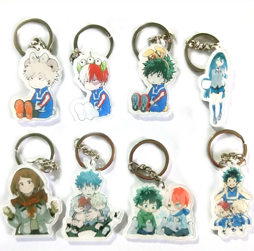 Fashion Lovely Cartoon Anime New Academia My Hero Academi Keychain Acrylic Key Ring Charms Gift 2019
Fashion Lovely Cartoon Anime New Academia My Hero Academi Keychain Acrylic Key Ring Charms Gift 2019