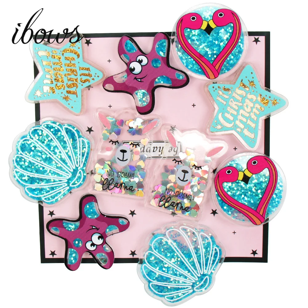 2pcs Liquid Quicksand Cover Filling Acrylic Cartoon Christmas Decor Applique Cute Accessories Phone Decor DIY Hair Clip Material
2pcs Liquid Quicksand Cover Filling Acrylic Cartoon Christmas Decor Applique Cute Accessories Phone Decor DIY Hair Clip Material
