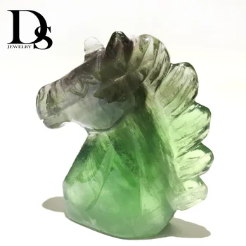 DS 2" Natural Green Fluorite Crystal Unicorn Reiki Healing Crystal Figurine Hand Craft Carved Quartz Crystal Statue Decoration
DS 2" Natural Green Fluorite Crystal Unicorn Reiki Healing Crystal Figurine Hand Craft Carved Quartz Crystal Statue Decoration