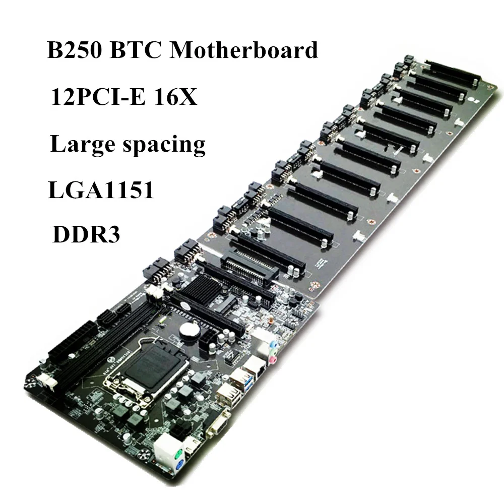 B250 LGA 1151 SATA3.0 12 x pci-e X16 cards direct connector of the motherboard DDR3 sockets honey comb integrated Processo min
B250 LGA 1151 SATA3.0 12 x pci-e X16 cards direct connector of the motherboard DDR3 sockets honey comb integrated Processo min