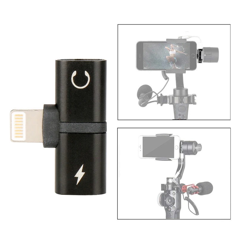 2 in 1 Audio Adapter for Zhiyun Smooth 4 Gimbal iPhone 7 8 X Charging Adapter for lightning Jack to Earphone DJI osmo mobile 2
2 in 1 Audio Adapter for Zhiyun Smooth 4 Gimbal iPhone 7 8 X Charging Adapter for lightning Jack to Earphone DJI osmo mobile 2