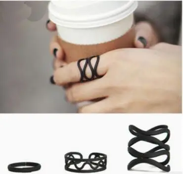 3Pcs/Set Anel Fashion Rings Top Of Finger Over The Tip Mid Finger Above The Knuckle Rings Black Punk for Women Fine Jewelry
3Pcs/Set Anel Fashion Rings Top Of Finger Over The Tip Mid Finger Above The Knuckle Rings Black Punk for Women Fine Jewelry