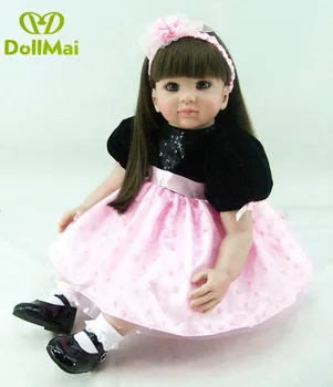60cm Boutique silicone reborn baby doll toy newborn girl babies princess doll Dressing Game Doll children holiday gift DOLLMAI
60cm Boutique silicone reborn baby doll toy newborn girl babies princess doll Dressing Game Doll children holiday gift DOLLMAI