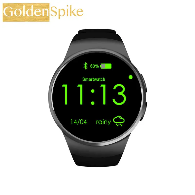 

KingWear KW18 Smart Watch phone support 2G SIM/32G SD card Heart Rate Monitor SmartWatch Clock for samsung gear S3 QW09 KW88