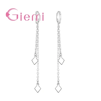 New Fashion Korean Version Long Rhombus Ear Line Temperament Tassel Earrings Fashion 925 Sterling Silver Jewelry Earring 2019
New Fashion Korean Version Long Rhombus Ear Line Temperament Tassel Earrings Fashion 925 Sterling Silver Jewelry Earring 2019