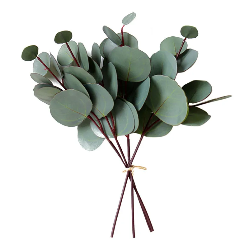 4pcs Artificial Eucalyptus Leaf PVC Floral Stem Faux Greenery Eucalyptus Leaf for Wedding Party Home Craft Decor Fake Plants New
4pcs Artificial Eucalyptus Leaf PVC Floral Stem Faux Greenery Eucalyptus Leaf for Wedding Party Home Craft Decor Fake Plants New
