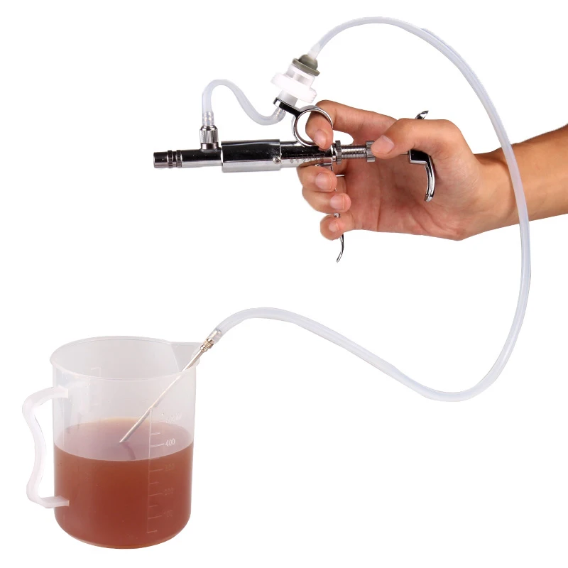 Continuous Vaccine Injection 5ml Adjustable Syringe Injector Automatic Chicken Pig Veterinary Tools Farming Farm Antiepidemic
Continuous Vaccine Injection 5ml Adjustable Syringe Injector Automatic Chicken Pig Veterinary Tools Farming Farm Antiepidemic
