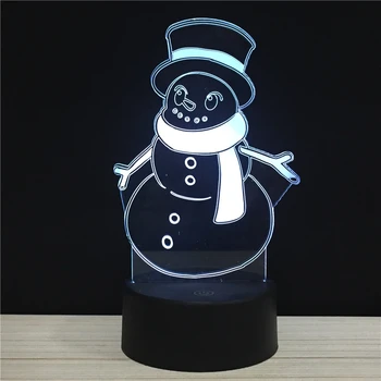 LED 3D Cartoon Snowman Merry Christmas Gifts For Kids NightLight Acrylic Night Lamp Light Touch Remote Lamps Lights Decoration
LED 3D Cartoon Snowman Merry Christmas Gifts For Kids NightLight Acrylic Night Lamp Light Touch Remote Lamps Lights Decoration