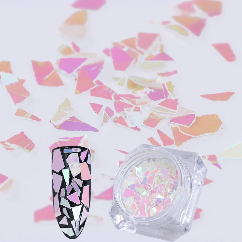 1g Pink White Nail Sequins Irregular Nail Flakes Colorful Paillette Manicure Decoratioin
1g Pink White Nail Sequins Irregular Nail Flakes Colorful Paillette Manicure Decoratioin