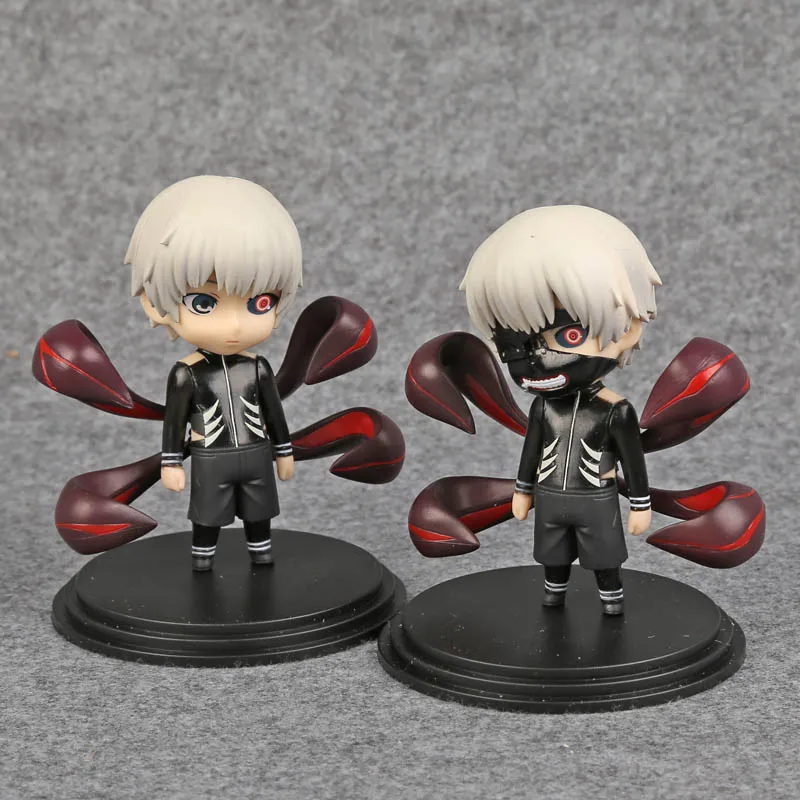 

Anime Tokyo Ghoul Kaneki Ken PVC Figures Collectible Model Toys 4" 10cm 2pcs/set