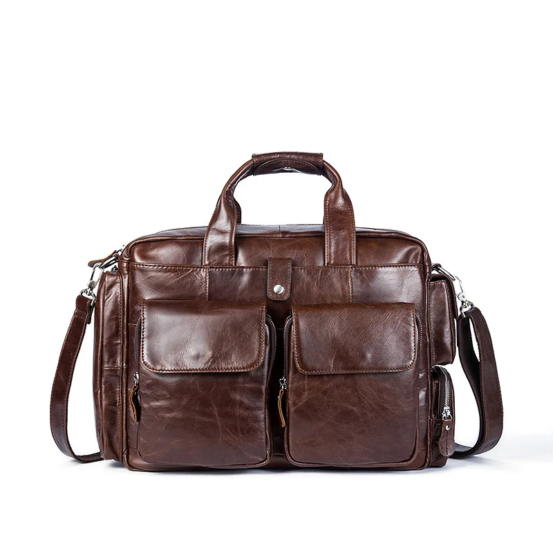 Genuine Leather Handbags for Men Business Briefcases Large Capacity Laptop Bags Casual Man Shoulder Messenger Bag Male
Genuine Leather Handbags for Men Business Briefcases Large Capacity Laptop Bags Casual Man Shoulder Messenger Bag Male