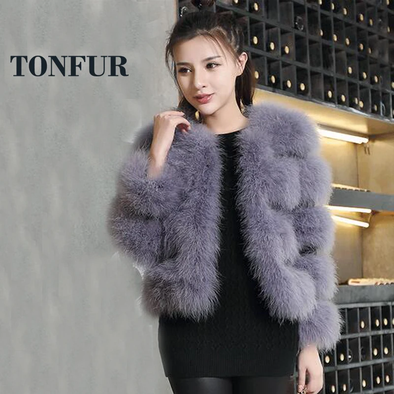 2019 Knitted High Quality Women's Coat Made of Real Ostrich Feather Natural Factory Direct Turkey Fur Waistcoat WSR114
2019 Knitted High Quality Women's Coat Made of Real Ostrich Feather Natural Factory Direct Turkey Fur Waistcoat WSR114