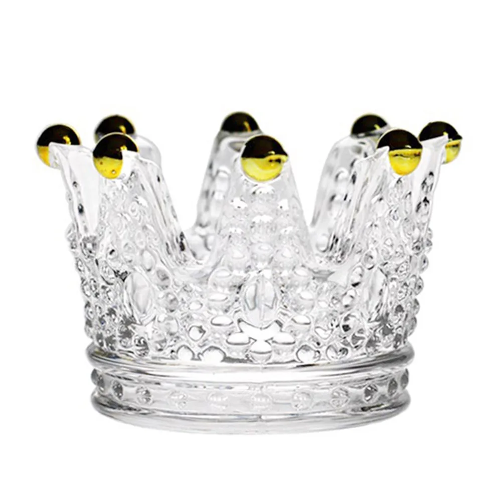 Cute Crystal Glass Candlestick Crown Cigarette Ashtray Candle Holder for Home Car 66CY
Cute Crystal Glass Candlestick Crown Cigarette Ashtray Candle Holder for Home Car 66CY