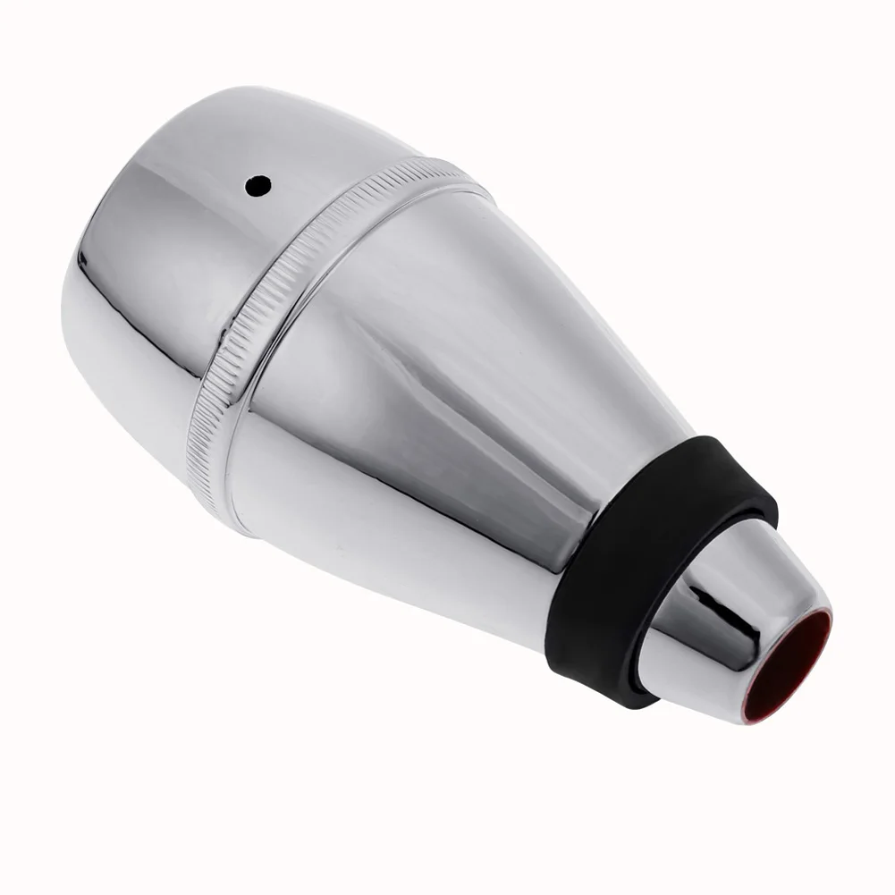 Plastic Trumpet Mute Silencer Practice Light-weight Trumpet Tool Trumpet Mute Silver Color Best Quality 13.5 * 7 * 7cm
Plastic Trumpet Mute Silencer Practice Light-weight Trumpet Tool Trumpet Mute Silver Color Best Quality 13.5 * 7 * 7cm