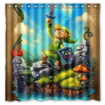 Free Shipping!Hot Anime& Cartoon Game&Legend Of Zlda Printed Waterproof Polyester Bath Shower Curtain( 180X180CM)
Free Shipping!Hot Anime& Cartoon Game&Legend Of Zlda Printed Waterproof Polyester Bath Shower Curtain( 180X180CM)
