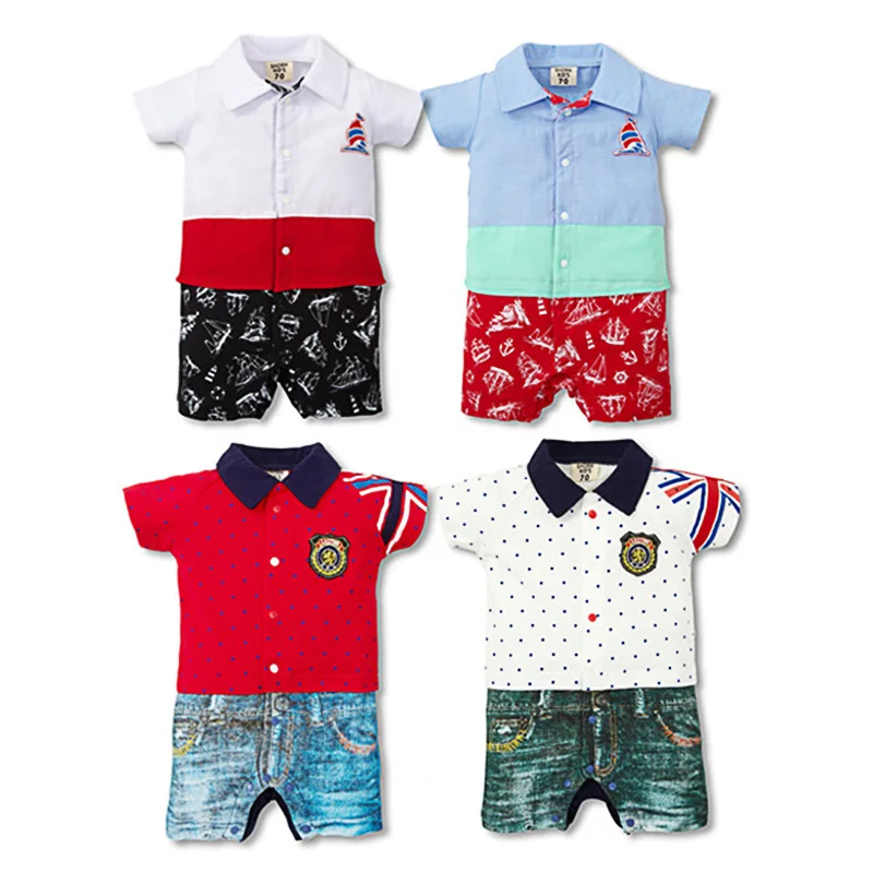 Baby Boys Rompers 2019 Summer Short Sleeve Toddler Outfits Cotton Kids Gentleman Suit Newborn Infant Jumpsuits Baby Boy Clothes
Baby Boys Rompers 2019 Summer Short Sleeve Toddler Outfits Cotton Kids Gentleman Suit Newborn Infant Jumpsuits Baby Boy Clothes