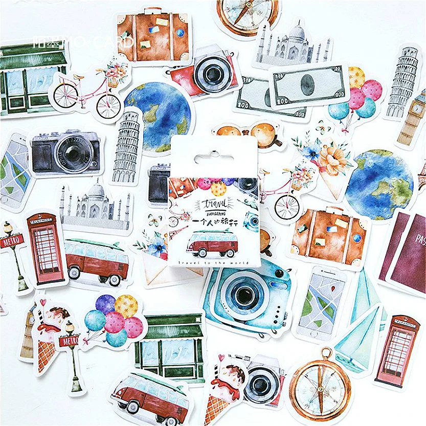 40pcs/pack Tourism Totem Travelers Notebook Pack Posted It Kawaii Planner Scrapbooking Notebook Office Supplies
40pcs/pack Tourism Totem Travelers Notebook Pack Posted It Kawaii Planner Scrapbooking Notebook Office Supplies