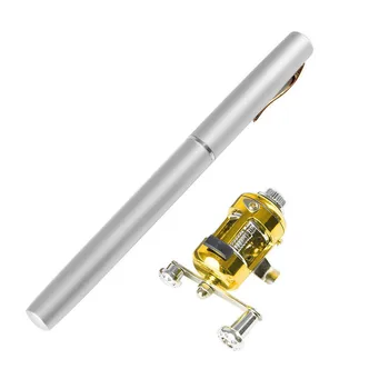 New Portable Mini Telescopic Pocket Fish Pen Aluminum Alloy Fishing Rod Pole + Reel Portable Compact Lightweighted Plastic A#40
New Portable Mini Telescopic Pocket Fish Pen Aluminum Alloy Fishing Rod Pole + Reel Portable Compact Lightweighted Plastic A#40