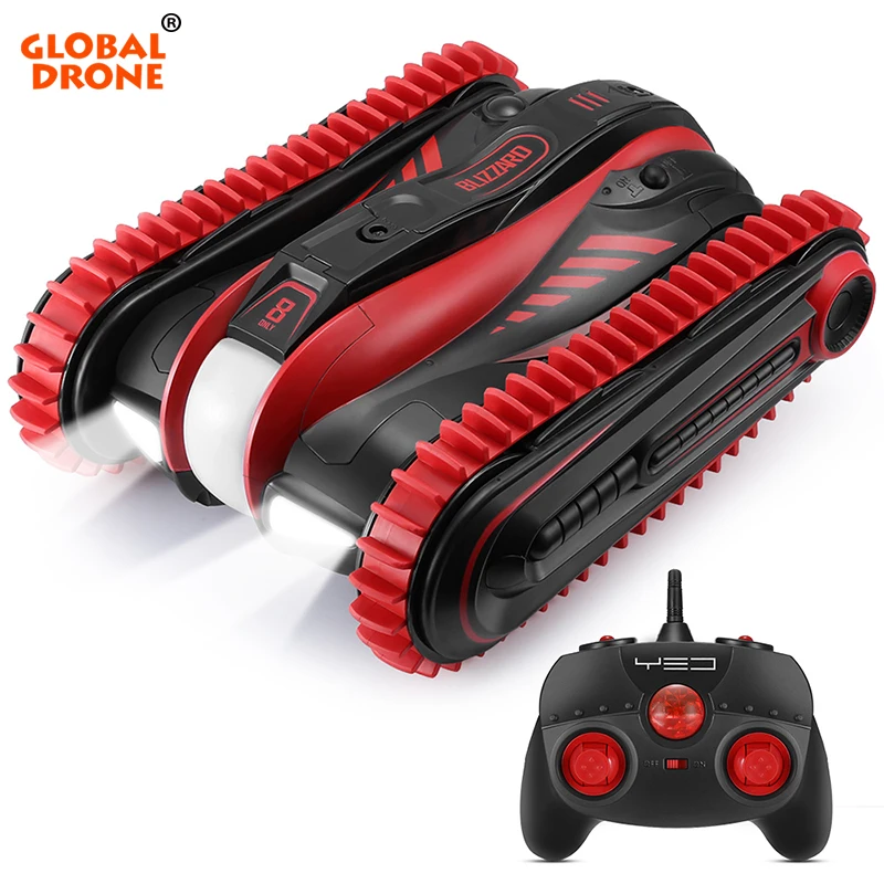 Global Drone RC Tank Amphibious Crawler Tank Driving Tracked Vehicle Track 2.4G Remote Control Waterproof Tank Toy for Boys
Global Drone RC Tank Amphibious Crawler Tank Driving Tracked Vehicle Track 2.4G Remote Control Waterproof Tank Toy for Boys