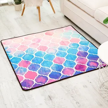 Fashion Soft Flannel Hallway Living Room Square Carpet Area Rug Bathroom Kitchen Foot Door Yoga Mat Colorful Painting Geometric
Fashion Soft Flannel Hallway Living Room Square Carpet Area Rug Bathroom Kitchen Foot Door Yoga Mat Colorful Painting Geometric
